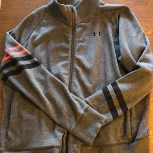 Under Armour women’s gray zip up